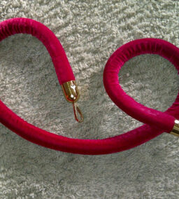 Afzetkoord rood 180 cm